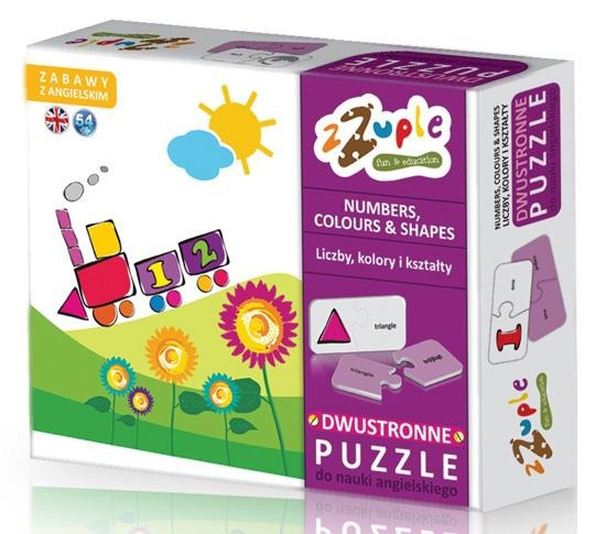 zZuple - nauka angielskiego: Liczby, kolory i kształty