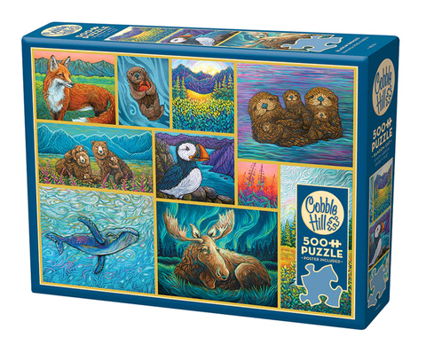 Puzzle 500 el. Zwierzęta Alaski