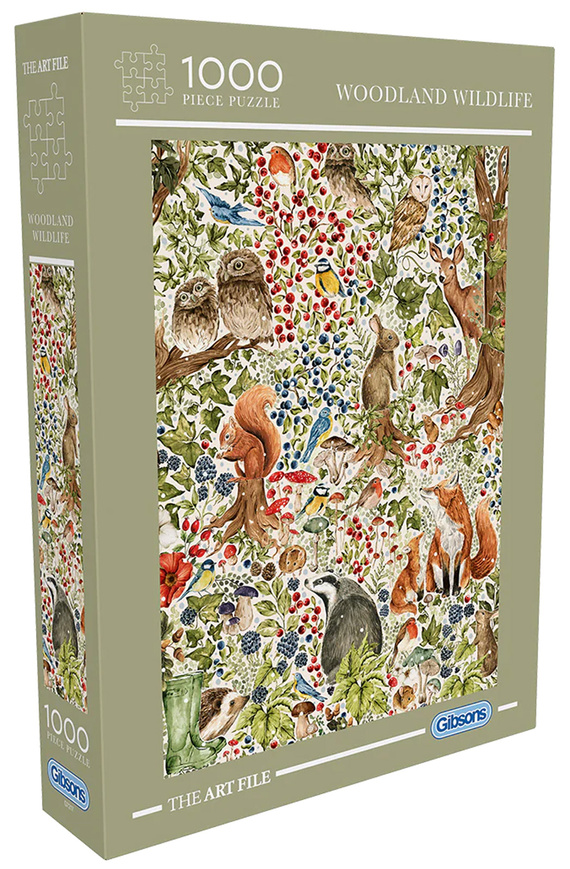 Puzzle 1000 el. Leśne zwierzęta