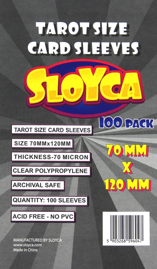 Koszulki na karty - Tarot (70x120 mm) - 100 szt.