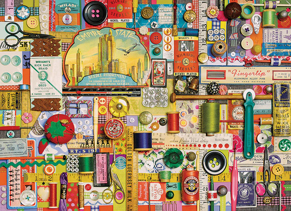 Puzzle 1000 el. Akcesoria do szycia