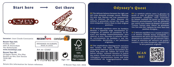 Odyssey's Quest - łamigłówka Recent Toys - poziom 4,5/5