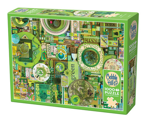 Puzzle 1000 el. Pomaluj mój świat na kolor... zielony
