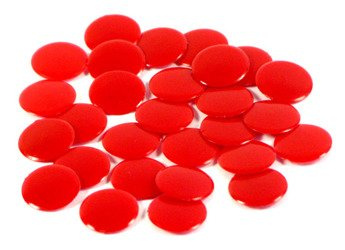 Żetony MAŁE (pchełki) - czerwone - pakiet 100 szt.