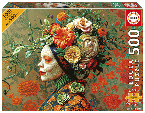 Puzzle 500 el. Królowa jaszczurek