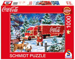 PQ Puzzle 1000 el. COCA-COLA Świąteczna ciężarówka