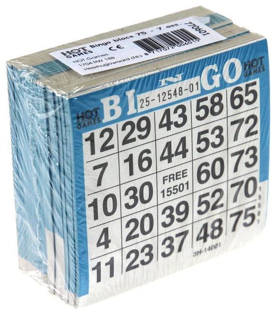 Bingo (akcesoria) - zestaw 20 bloczków (500 kart) (HG)