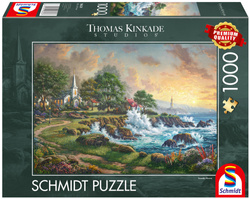PQ Puzzle 1000 el. THOMAS KINKADE Nadmorski krajobraz