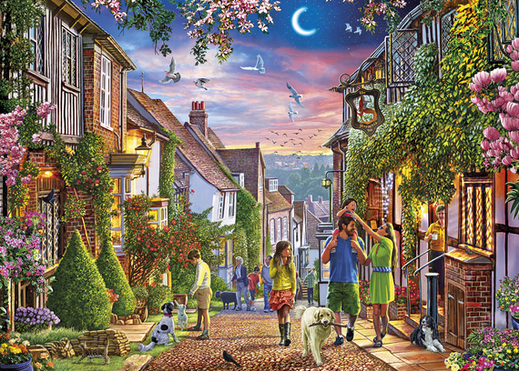Puzzle 1000 el. Mermaid Street / Rye / Anglia