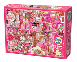 Puzzle 1000 el. Pomaluj mój świat na kolor... różowy