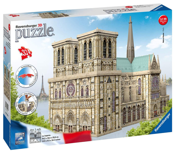 Puzzle 3D - Katedra Notre Dame