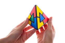Pyraminx Duo - łamigłówka Recent Toys - poziom 2/5