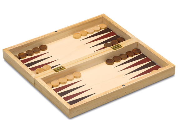 Szachy / Warcaby / Backgammon (drewniane) (648)