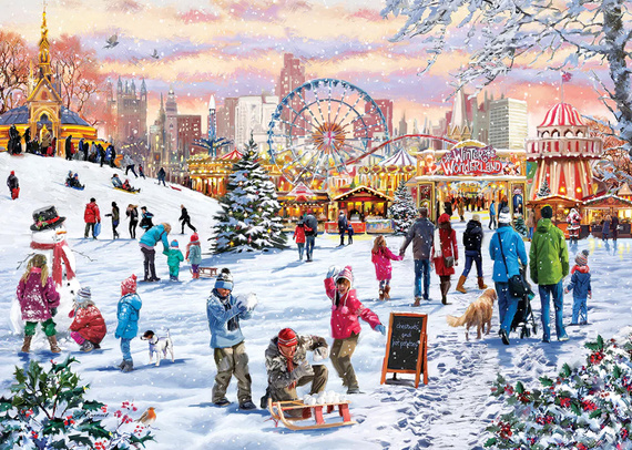 Puzzle 1000 el. Jarmark Bożonarodzeniowy