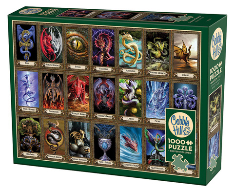 Puzzle 1000 el. 21 smoków
