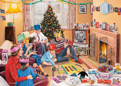 Puzzle 4 x 500 el. Magia świąt Bożego Narodzenia