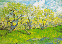 Puzzle 1000 el. Kwitnący sad, Vincent van Gogh