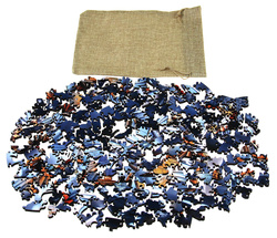 Puzzle drewniane / kolorowe 200 el. - Motyl OUTLET