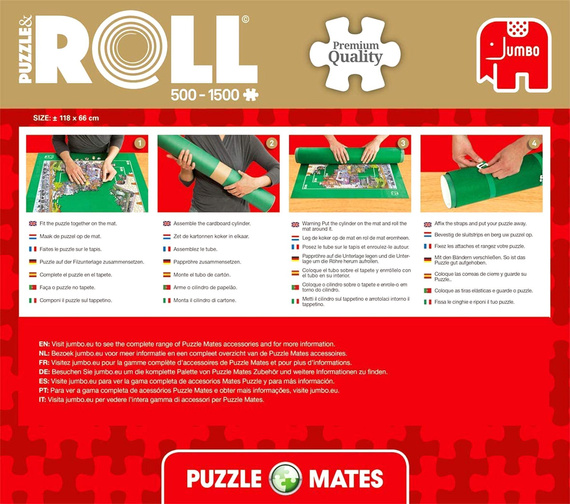 Zwijana mata do puzzli 500 el. - 1000 el. - 1500 el. (900x600 mm)