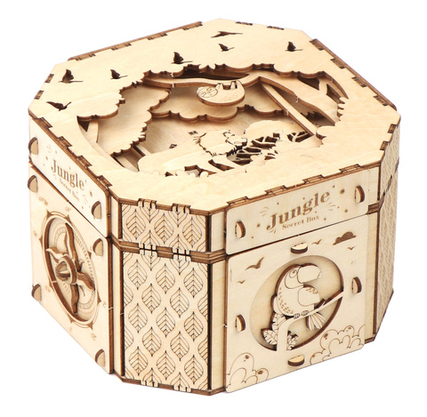 Łamigłówka TREASURE BOX - Jungle Secret (DIY) - poziom 3/4