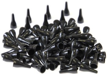 Pionki do gry plastik zwykłe - czarne - 100 szt.