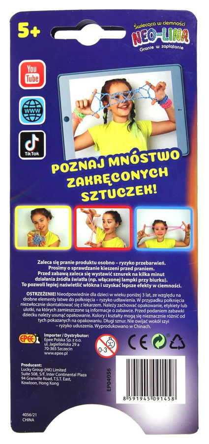 Neo-Lina (Świecąca w ciemności - różowa)