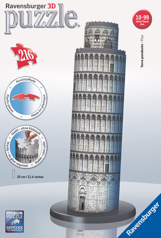Puzzle 3D - Krzywa Wieża w Pizie
