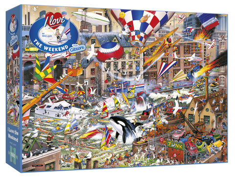 Puzzle 1000 el. Kocham weekend