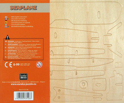 Łamigłówka drewniana Gepetto - Hydroplan (Seaplane)