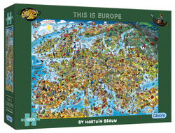 Puzzle 1000 el. Europa