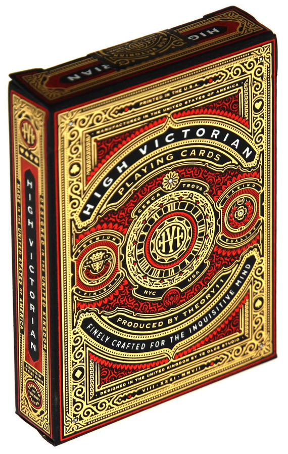 Karty High Victorian (czerwone) (Premium) (Bicycle)