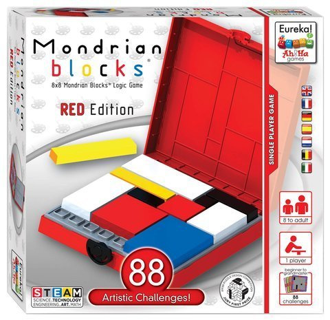 Ah!Ha - Blok Mondriana (czerwony) - gra logiczna