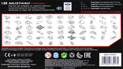 Puzzle 3D CARS - Ford Mustang - poziom 3/4 OUTLET