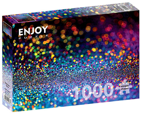Puzzle 1000 el. Kolorowy brokat