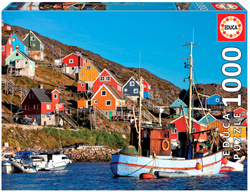 Puzzle 1000 el. Skandynawskie domy