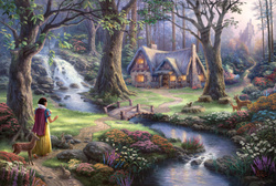 PQ Puzzle 1000 el. THOMAS KINKADE Królewna Śnieżka (Disney) OUTLET