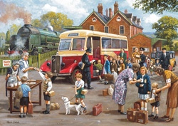 Puzzle 4 x 500 el. Ewakuacja i szczęśliwy powrót