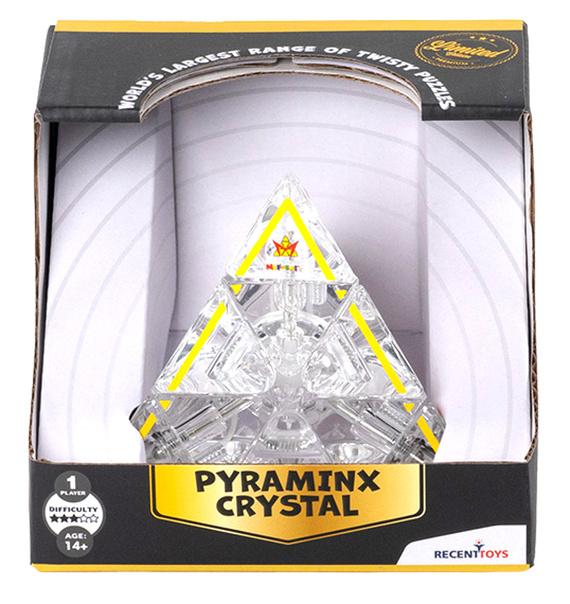 Pyraminx Crystal (edycja limitowana) - łamigłówka Recent Toys - poziom 3/5
