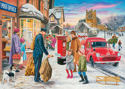 Puzzle 4 x 500 el. Magia świąt Bożego Narodzenia