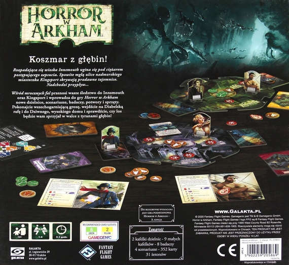 Horror w Arkham: Wśród mrocznych fal (trzecia edycja)