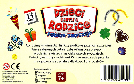 Dzieci kontra Rodzice - Polskie zwyczaje