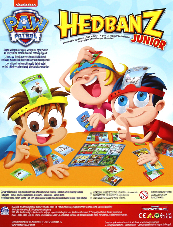 Hedbanz Junior Psi Patrol OUTLET