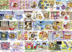 Puzzle 1000 el. Kulinarny alfabet