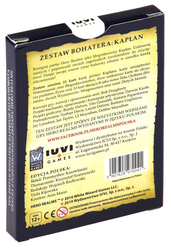 Hero Realms: Zestaw Bohatera - Kapłan