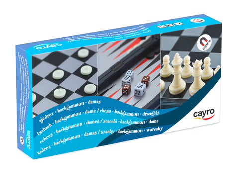 Szachy / Warcaby / Backgammon (wersja magnetyczna) (415)