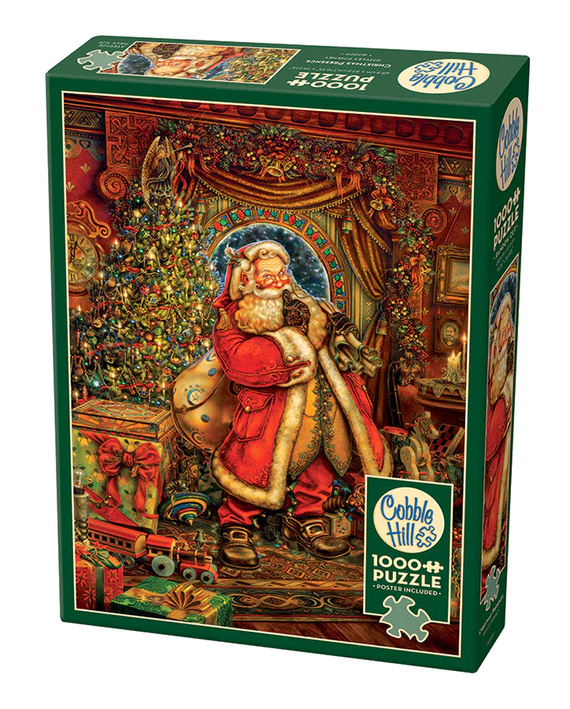 Puzzle 1000 el. Święty Mikołaj tu był