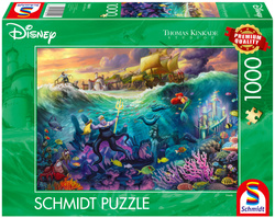 PQ Puzzle 1000 el. THOMAS KINKADE Mała Syrenka i Urszula (Disney)