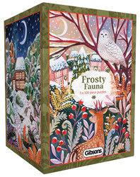 Puzzle 3 x 500 el. Mroźna fauna