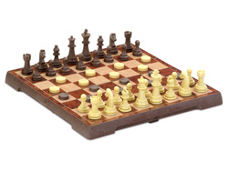 Szachy / Warcaby 24 cm (wersja magnetyczna) (453)