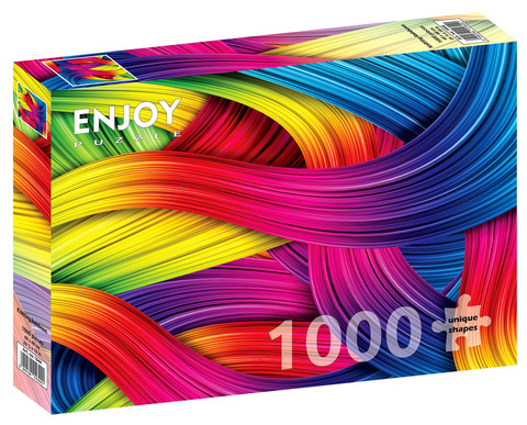 Puzzle 1000 el. Kolorowa dzianina
